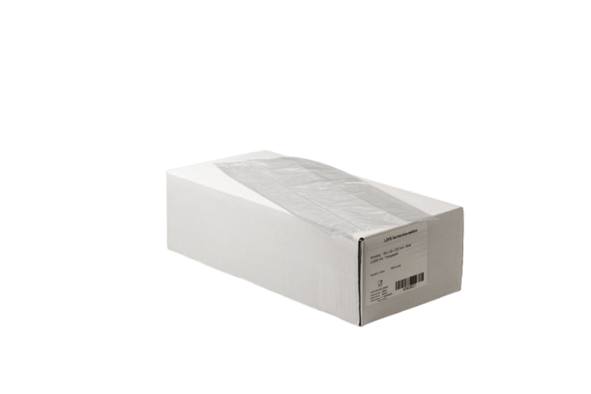 Poly bags 14/4x38cm 20mu