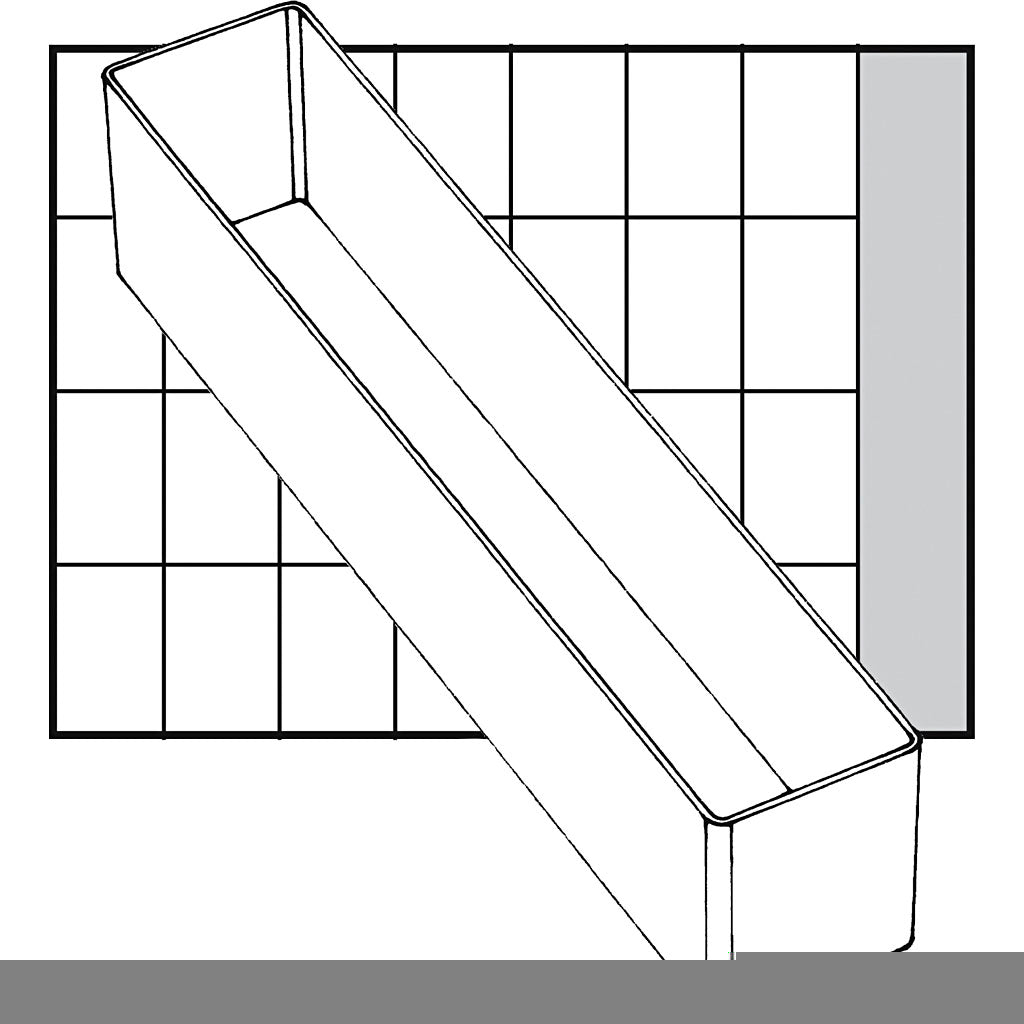 Insert Box, no. A9-3, H: 47 mm, size 163x39 mm