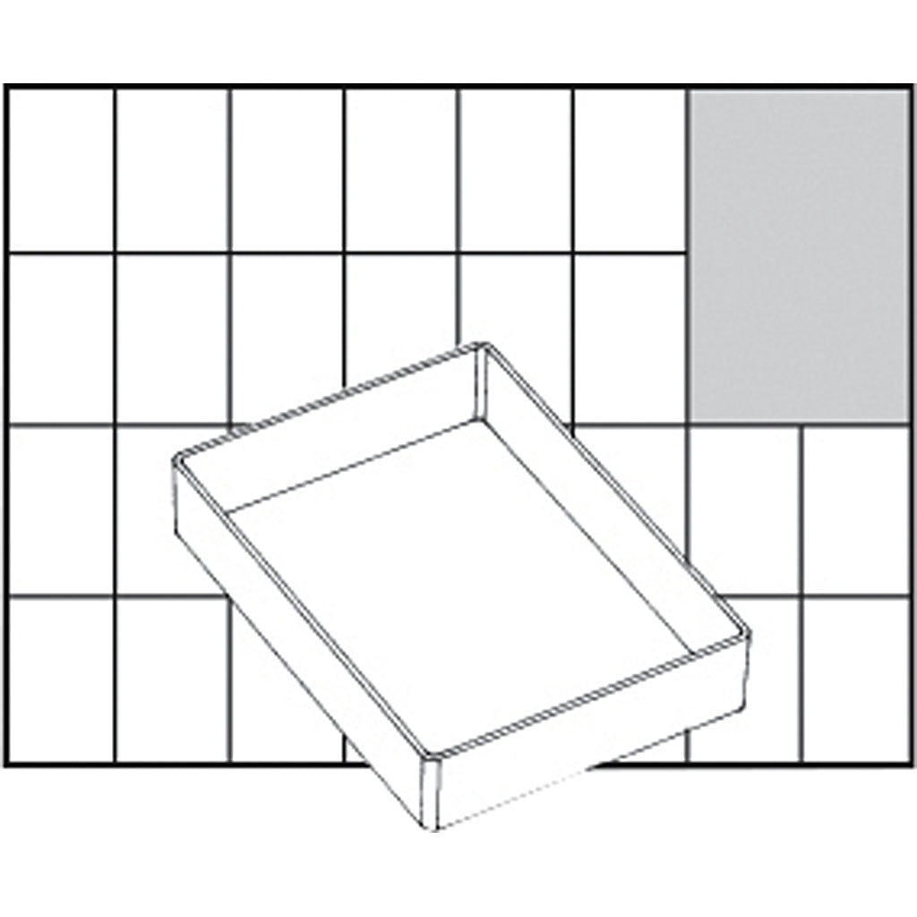 Insert Box, no. A71 Low, H: 24 mm, size 109x79 mm