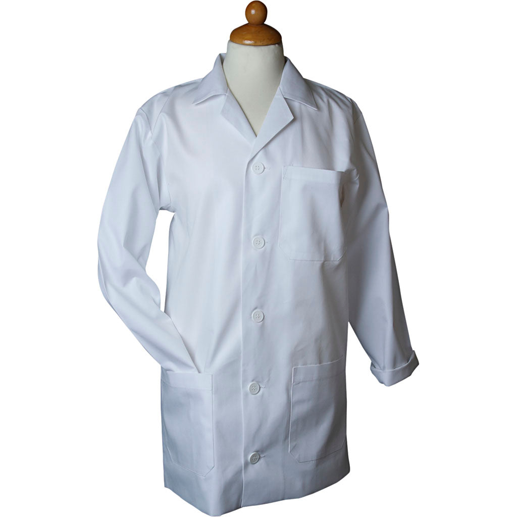 Painting Apron, L: 81 cm, size medium, Sleeve Length: 59 cm , white