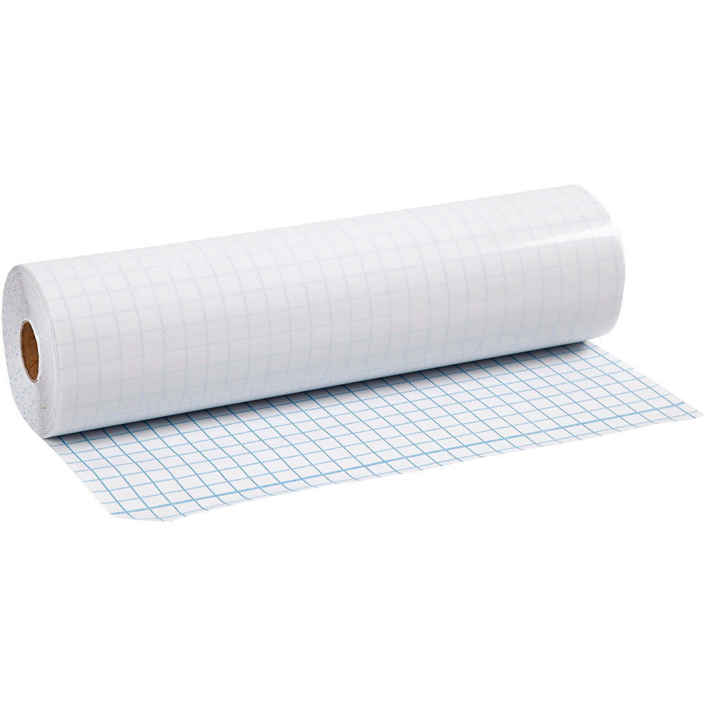 Transparent sticky back plastic, self-adhesive, W: 28 cm, thickness 80 my, glossy, 25 m/ 1 roll