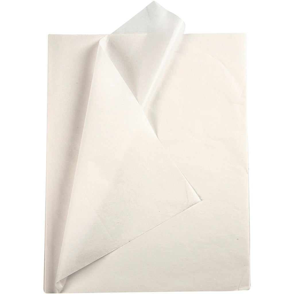 Tissue Paper, sheet 50x70 cm, 17 g, white, 10 sheet