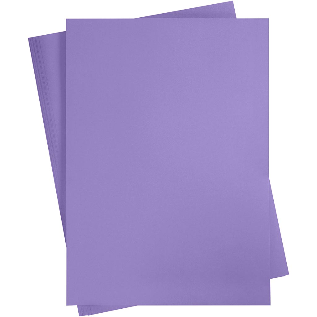 Card, A2, sheet 420x594 mm, 180 g, purple, 10 sheet