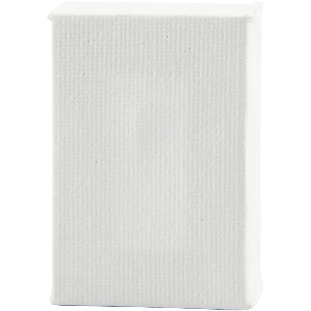 Mini Canvas, size 6x4x1 cm, white, 2 pc