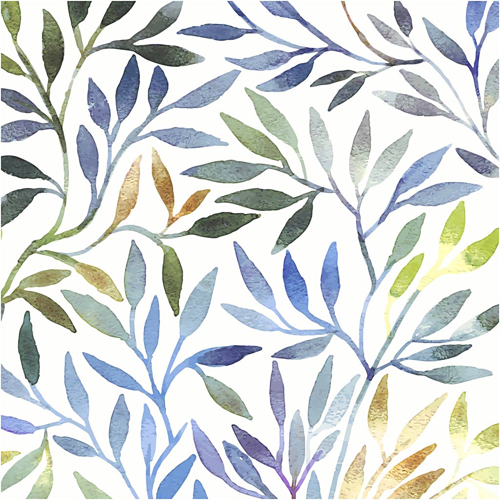 Table Napkins, Willow leaves, size 33x33 cm, 20pc