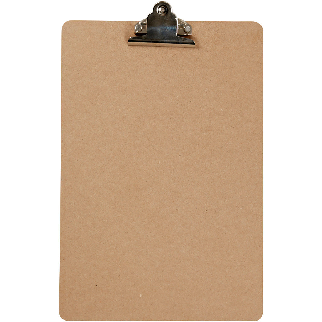 Clipboard, A4, size 23x34x0,3 cm