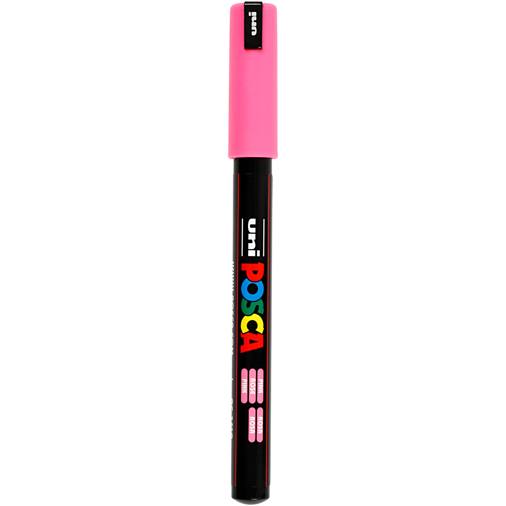 Posca Marker, no. PC-1MR, line 0,7 mm, extra-fine, pink