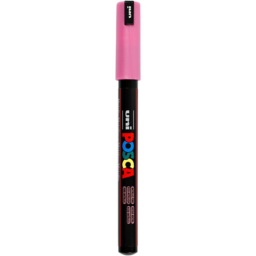 Posca Marker, no. PC-1MR, line 0,7 mm, extra-fine, metallic pink