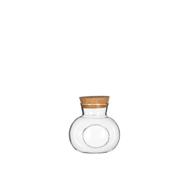 Glass Sphere with Cork Ø10 h.10 cm