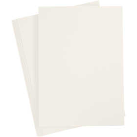 Card, off-white, A4, 210x297 mm, 220 g, 10 pc