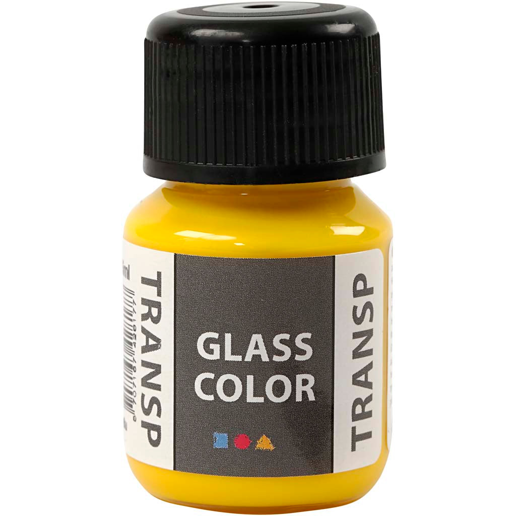 Glass Color Transparent, lemon yellow, 30 ml/ 1 bottle