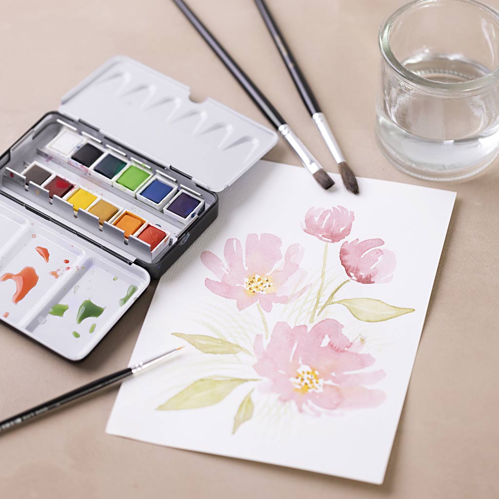 Starter Craft Kit Watercolours, 1 pack
