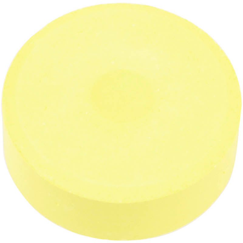 Watercolours, H: 16 mm, dia. 44 mm, yellow, 6 pc