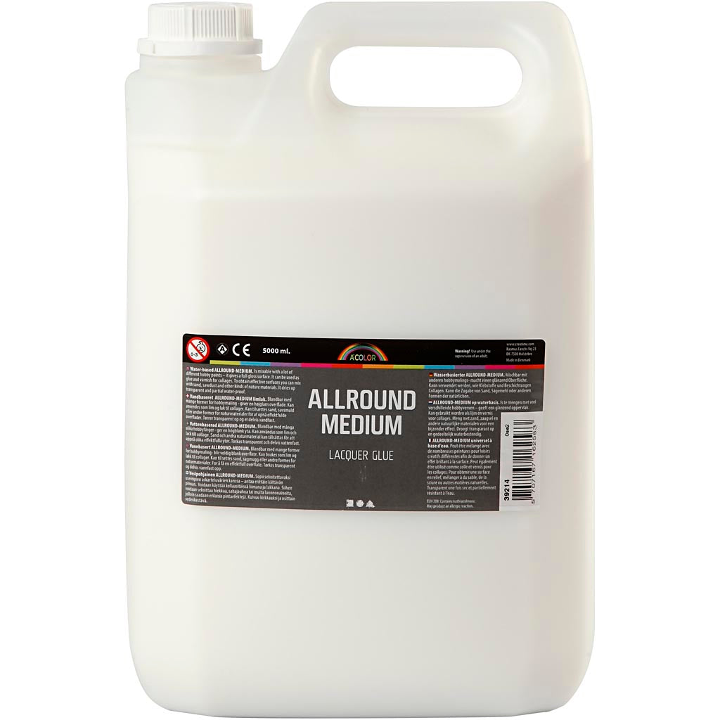 All-round medium adhesive lacquer, 5000 ml/ 1 bottle