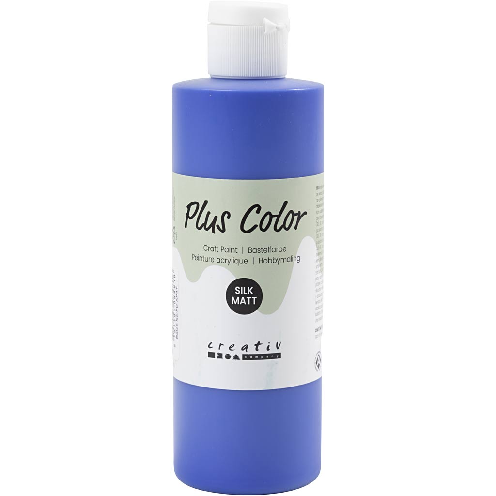 Plus Color Craft Paint, ultra marine, 250 ml/ 1 bottle