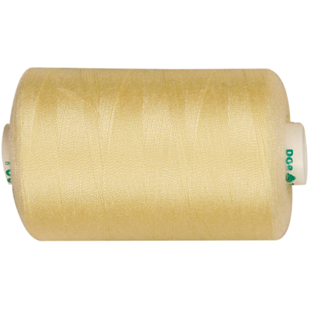 Sewing Thread, yellow, 1000 m/ 1 roll