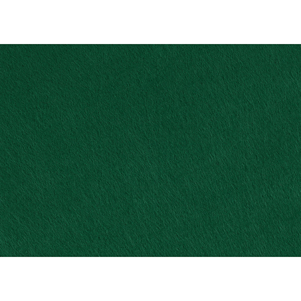Craft felt, A4, sheet 210x297 mm, thickness 1,5-2 mm, green, 10 sheet
