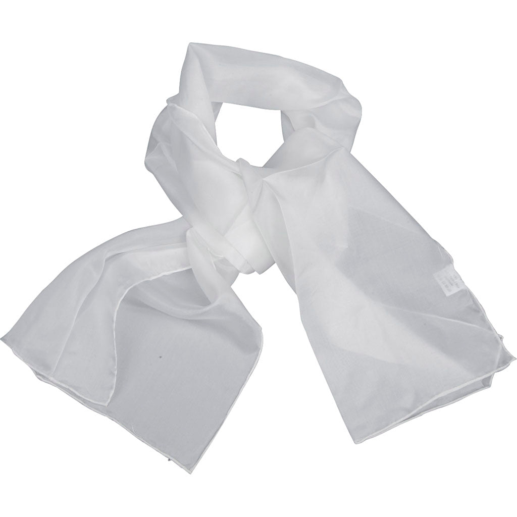 Silk Scarf, size 35x130 cm, Pongé 5, 22 g
