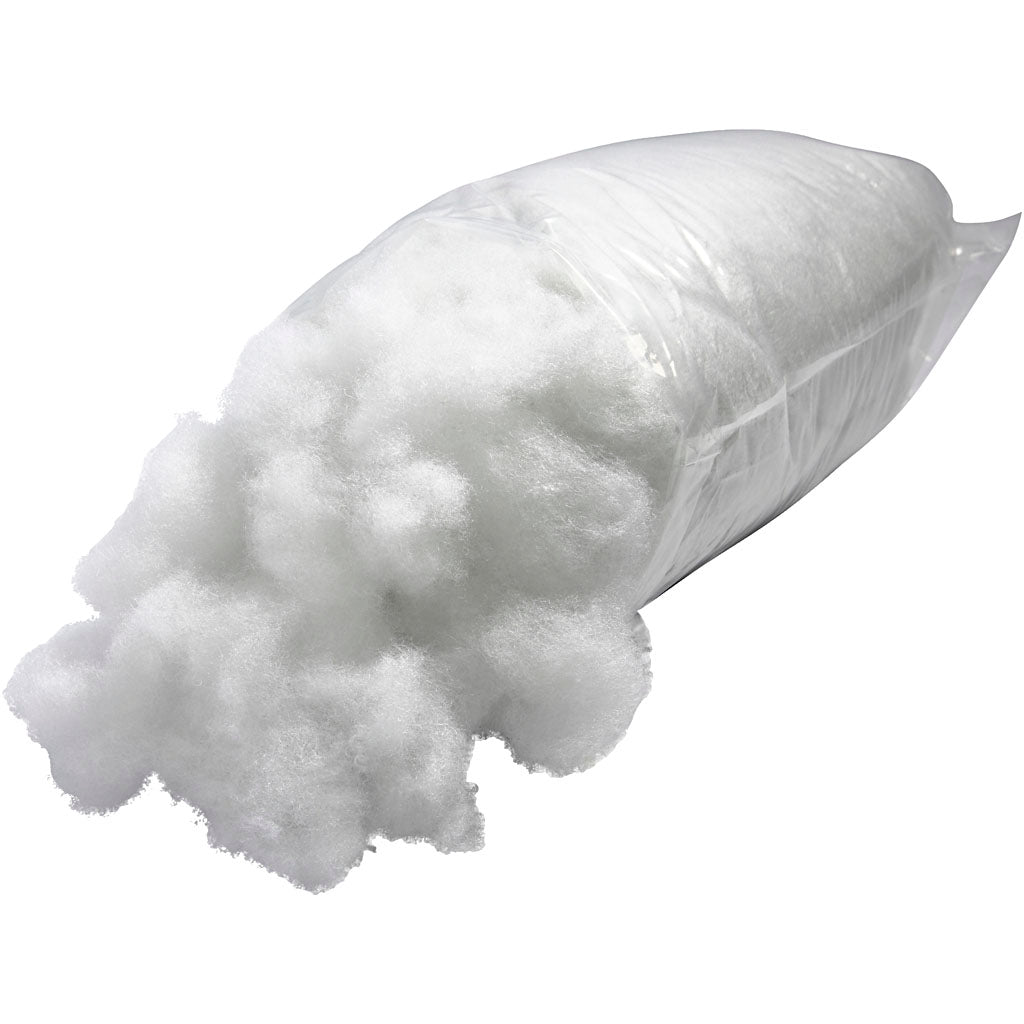 Doll Stuffing , white, 1 kg