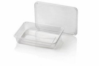Microwavable Container 183x135x35mm Transparent (500 pcs)