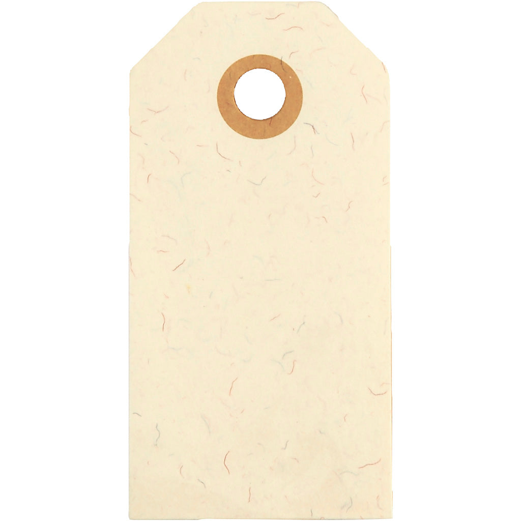 Manila Tags, size 4x8 cm, 250 g, cream, 20 pc