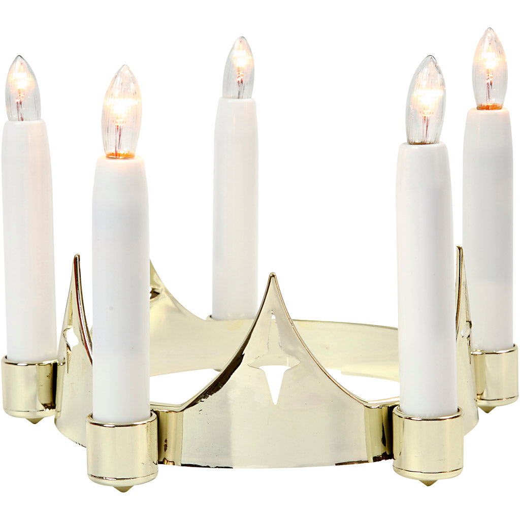 Lucia Crown, H: 14 cm, dia. 15-19 cm