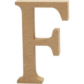 Letter, F, H: 8 cm, thickness 1,5 cm