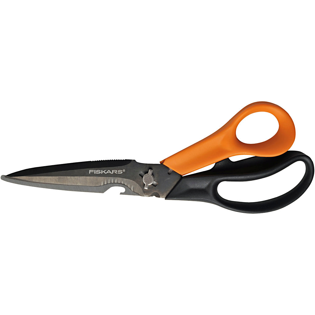 Fiskars Multifunctions Scissors, L: 23 cm