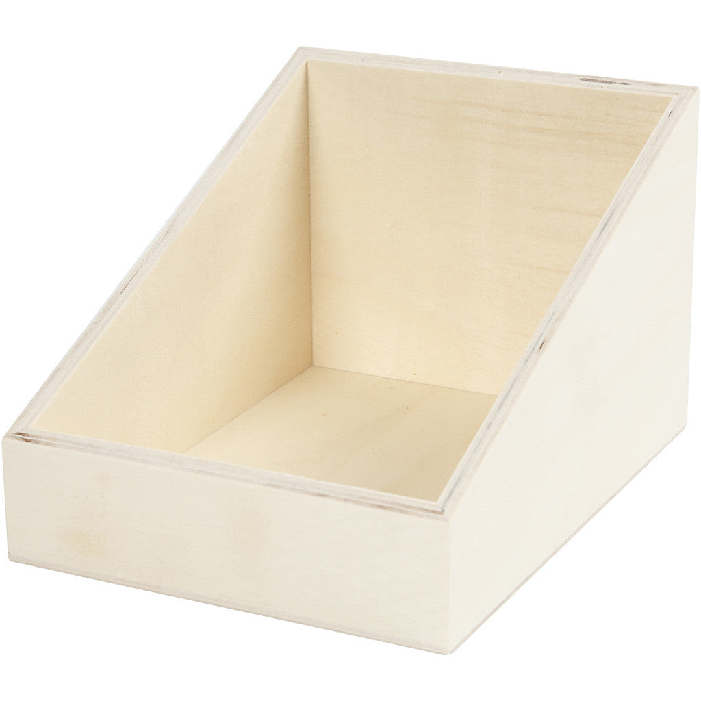 Display box, H: 12 (4) cm, depth 19,5 cm, W: 15 cm