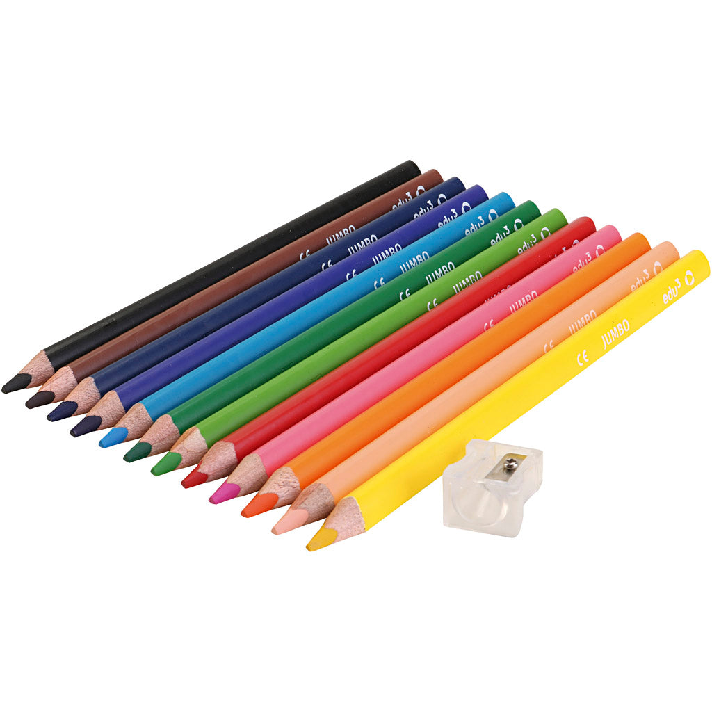 thickness 10 mm, lead 5 mm, assorted colours, 12 pc