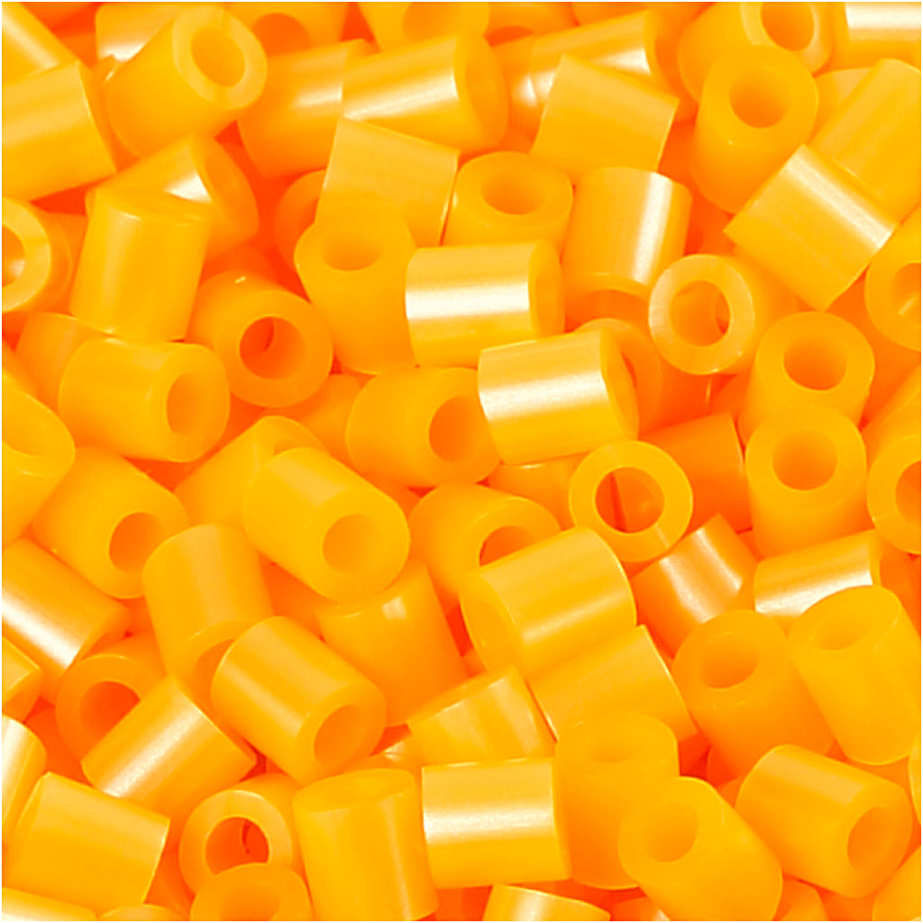 PhotoPearls, size 5x5 mm, hole size 2,5 mm, medium, apricot (29), 6000 pc