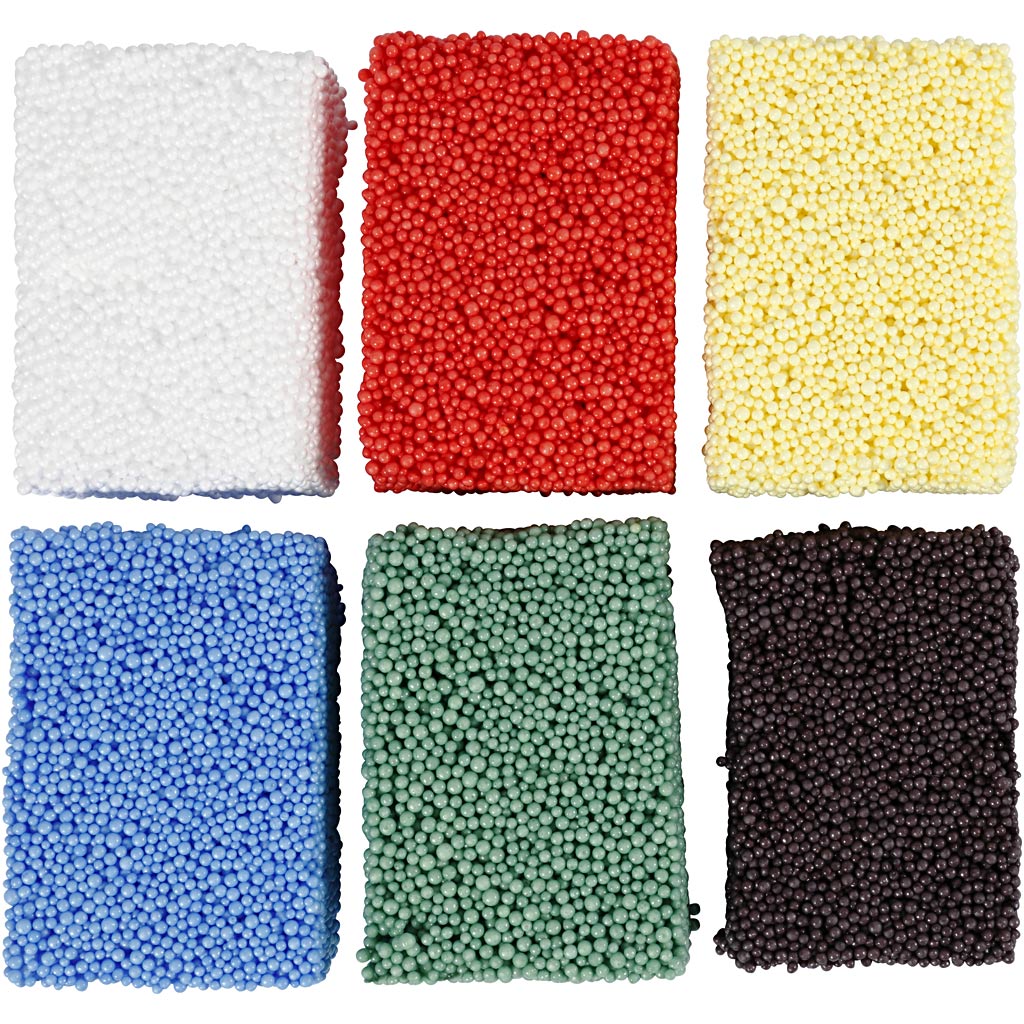 Soft Foam, standard colours, 6x10 g