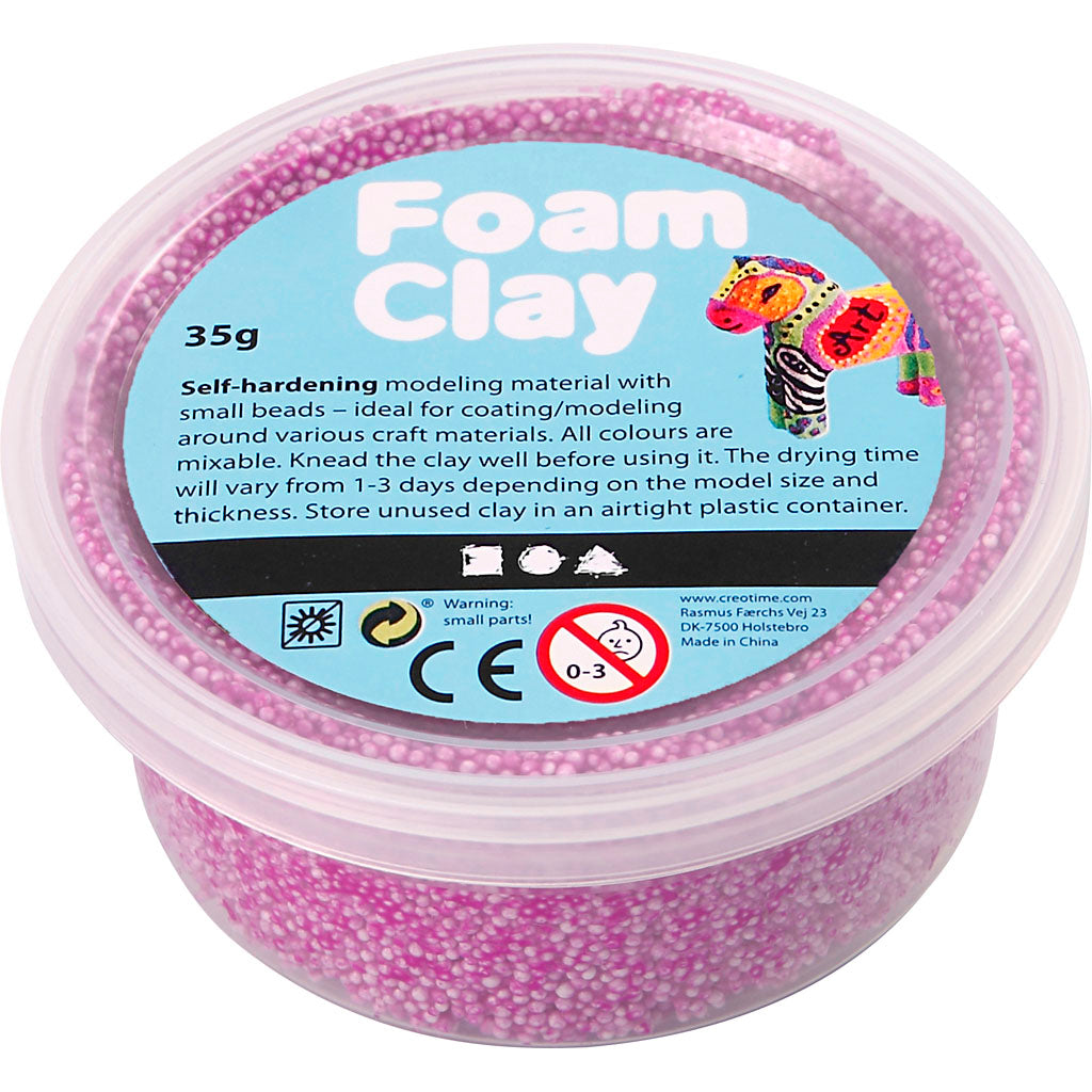 Foam Clay®, neon purple, 35 g/ 1 tub
