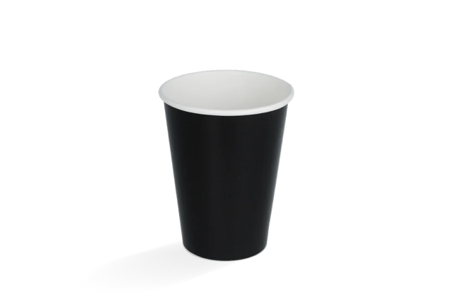Milkshake cup Carton small 360ml Ø9 cm 12oz Black FSC®Mix (500 pcs)