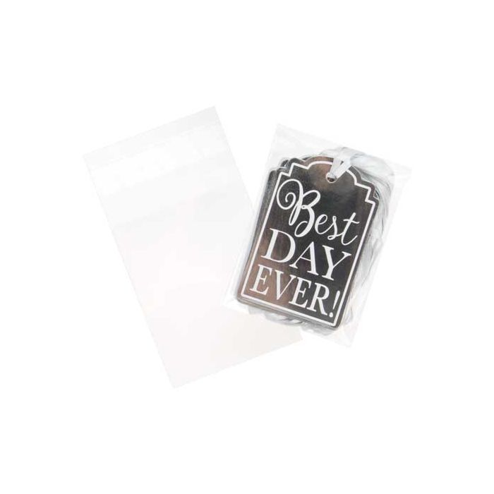 Plastic Bags 6.5x8.1cm Transparent Peel and Seal