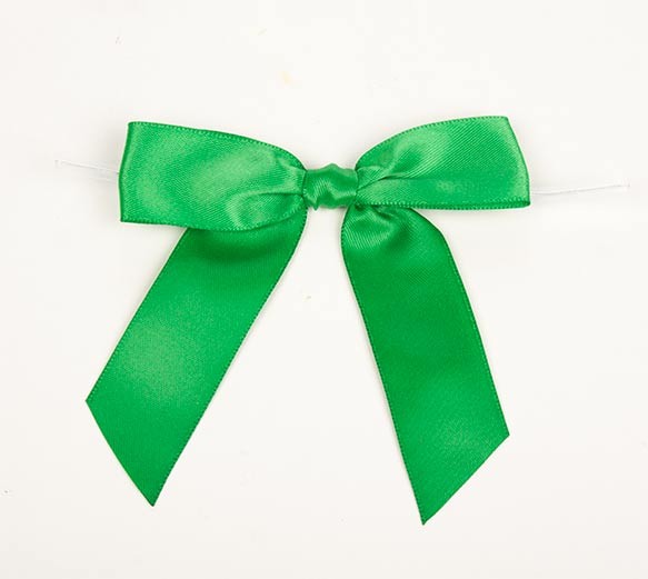 Bows pre-tied Emerald 2.2cm
