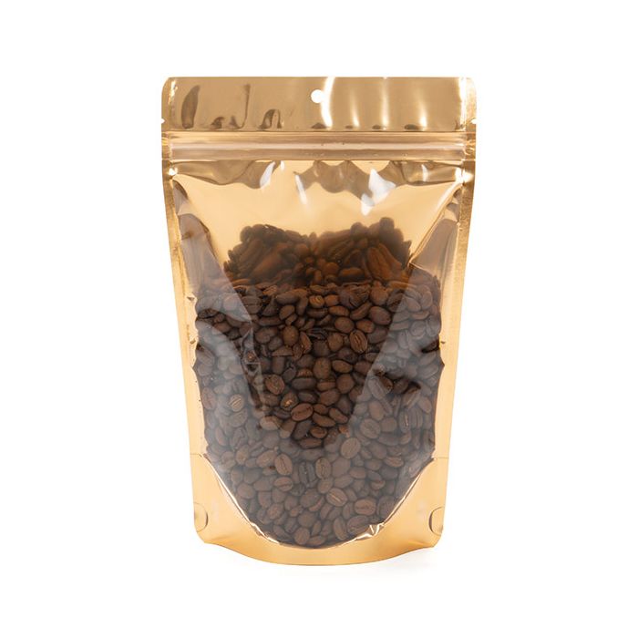 Stand Up Pouches Peach 14,9x8,9x23,2cm With Hanghole