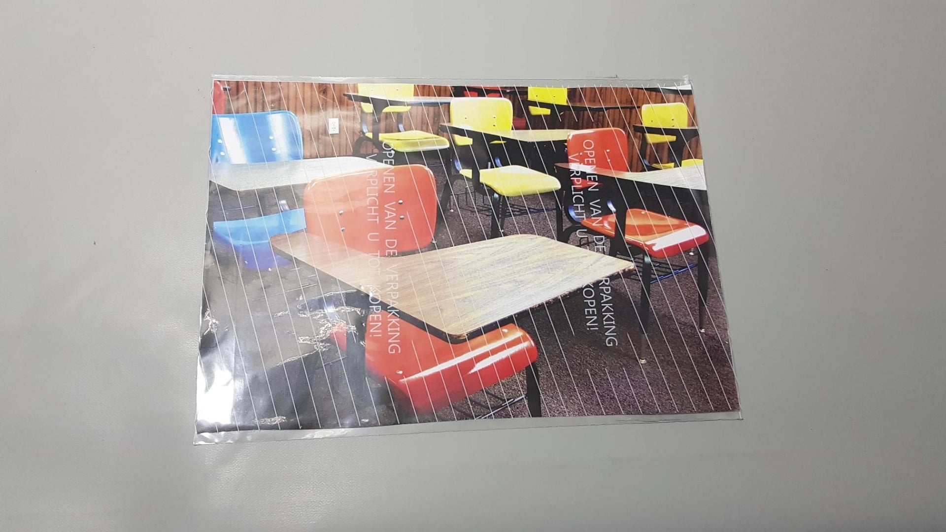 Plastic Bags for School Photos 15.6x20.5cm Cpp40 Flap + Permanent Tape