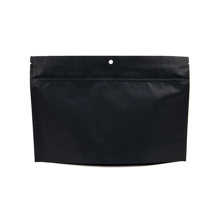 Child Resistant Pouch Bags Matte Black 22,9x6,2x15,2cm
