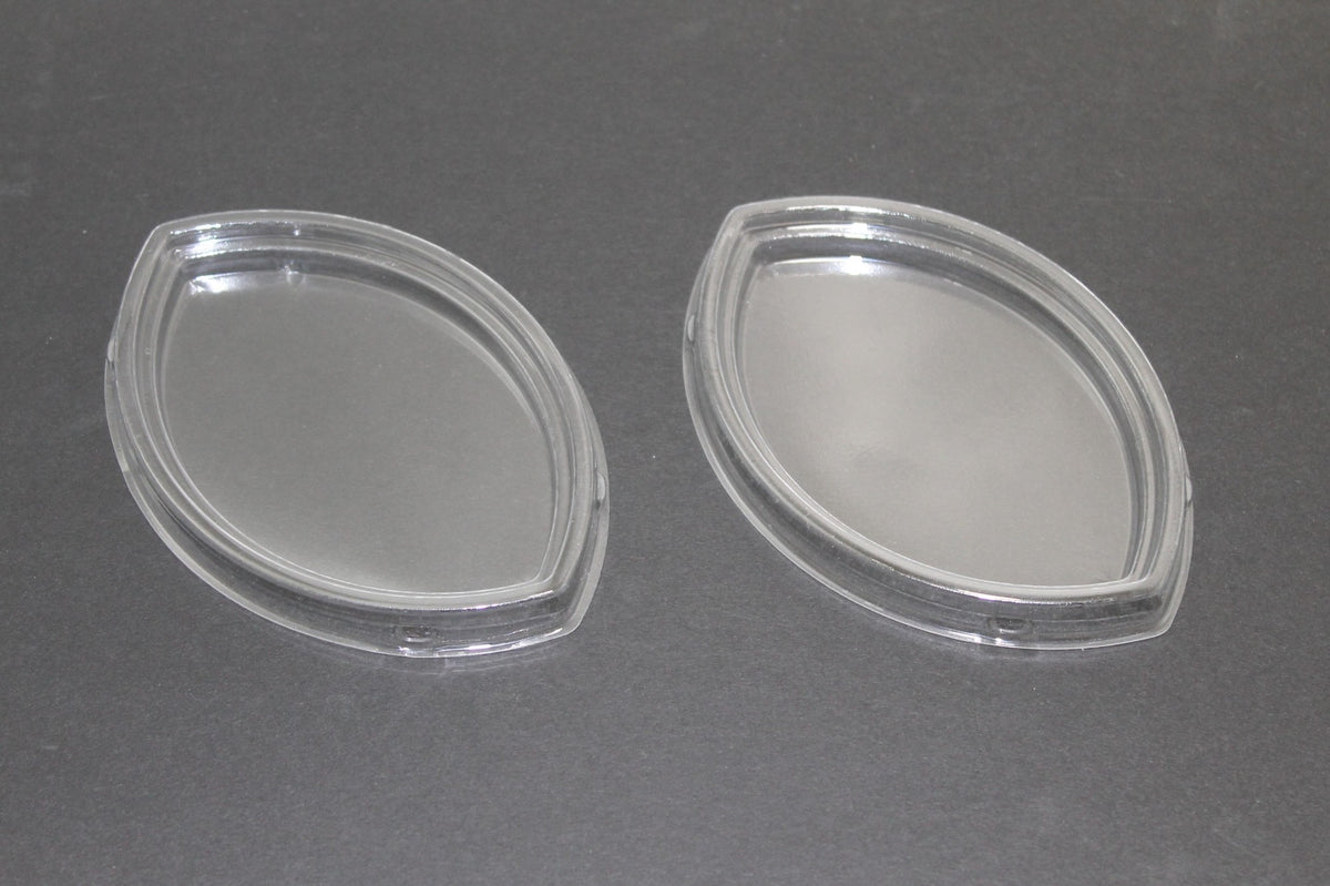 Plastic Lid Eye shape 11.7x7.8x1.5 cm