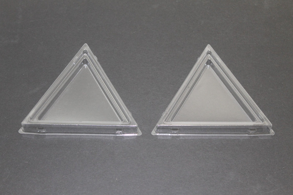 Plastic Lid Triangular 10.2x7.8x1.5cm