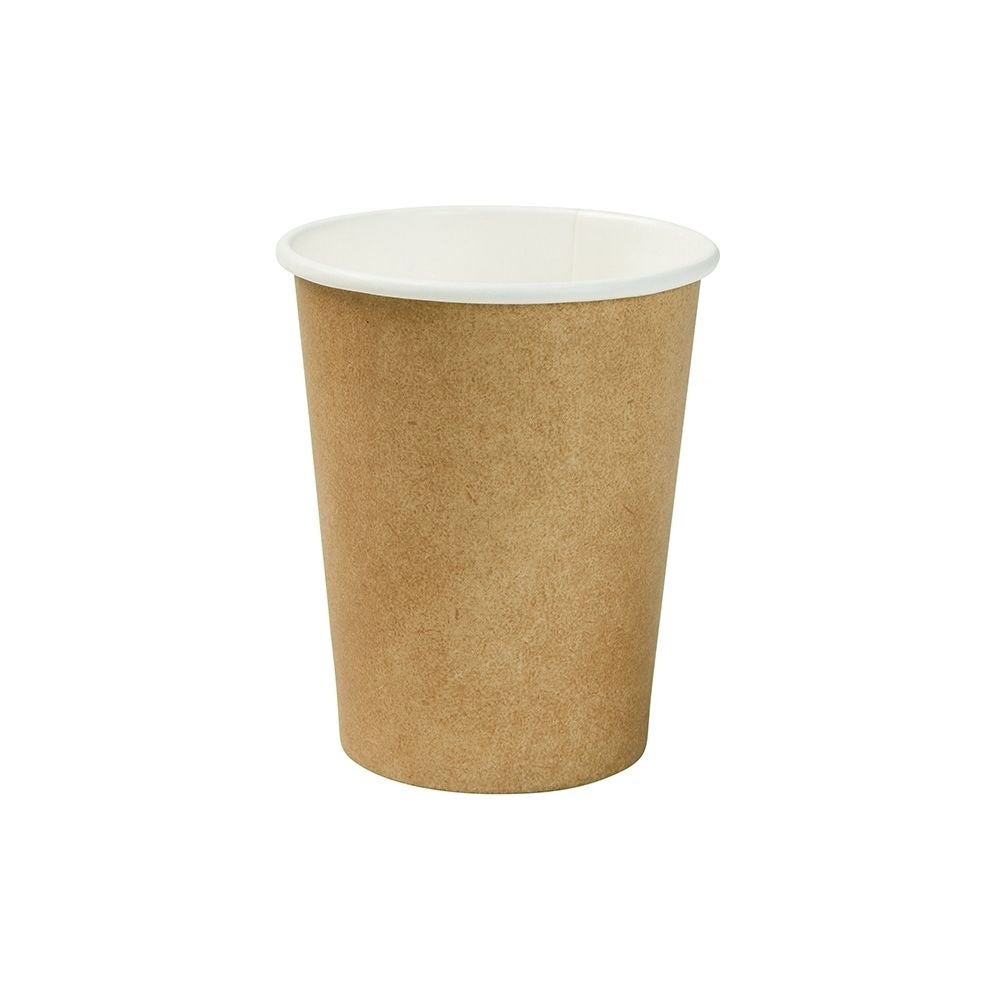 Cup Cardboard 200 ml Ø 80 mm Brown (1000 pieces)
