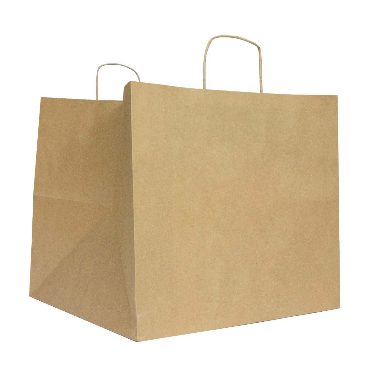 Record carrier Bags 33+33x33cm Brown (100 pcs)