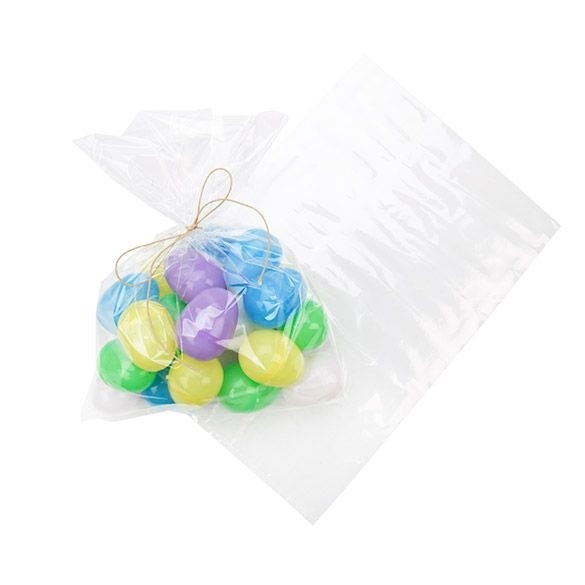 Plastic Bags 25.4x35.6cm Clear Polypropylene