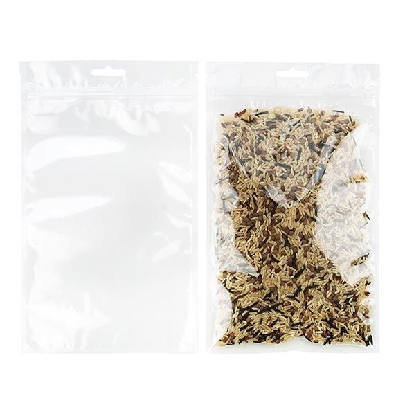 Grip Seal Bags with Euroslot 15.2x23.5cm laminated