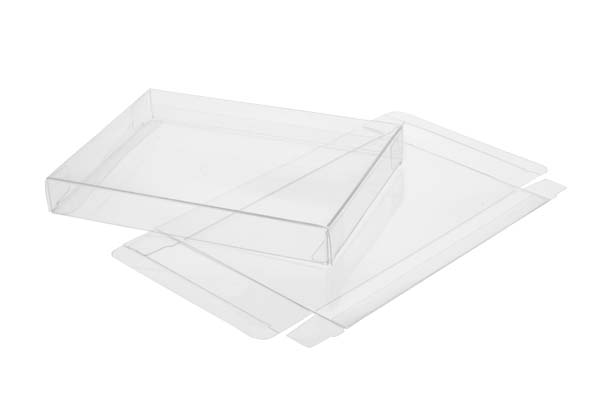 Plastic Gift Boxes 13.7x1.6x18.7cm Crystal Clear