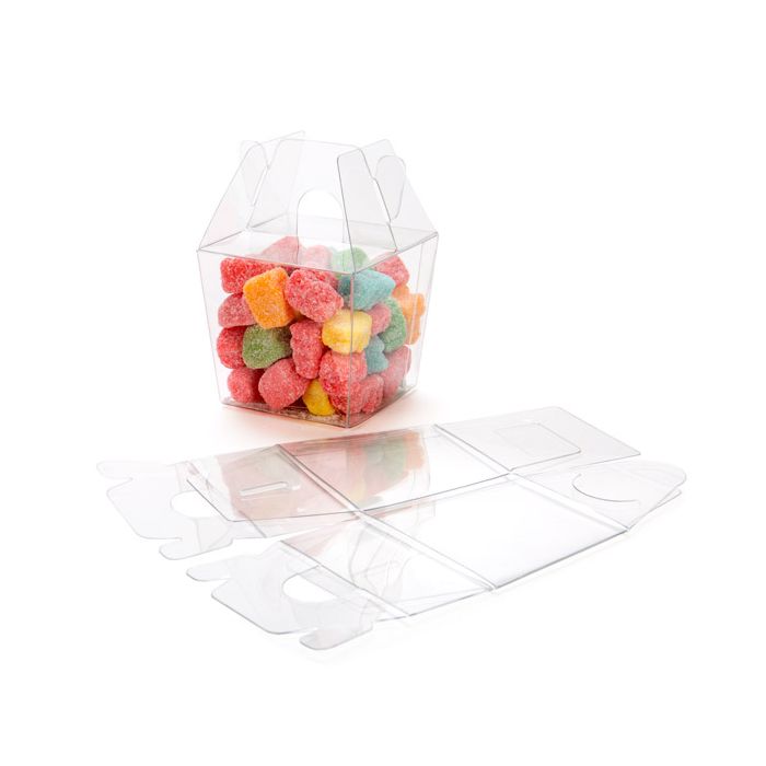 Mini clear Takeout Box 6x5.1x5.4 cm