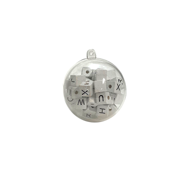 Plastic Ball Transparent 5cm