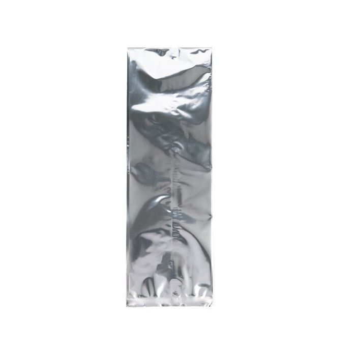 Plastic Bags Silver 10.2x30.5cm Metallised and Sealable