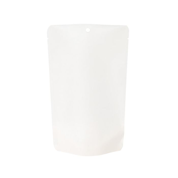 Stand Up Pouch Kraft White Eco-fiendly 13x7,9x20,6 cm